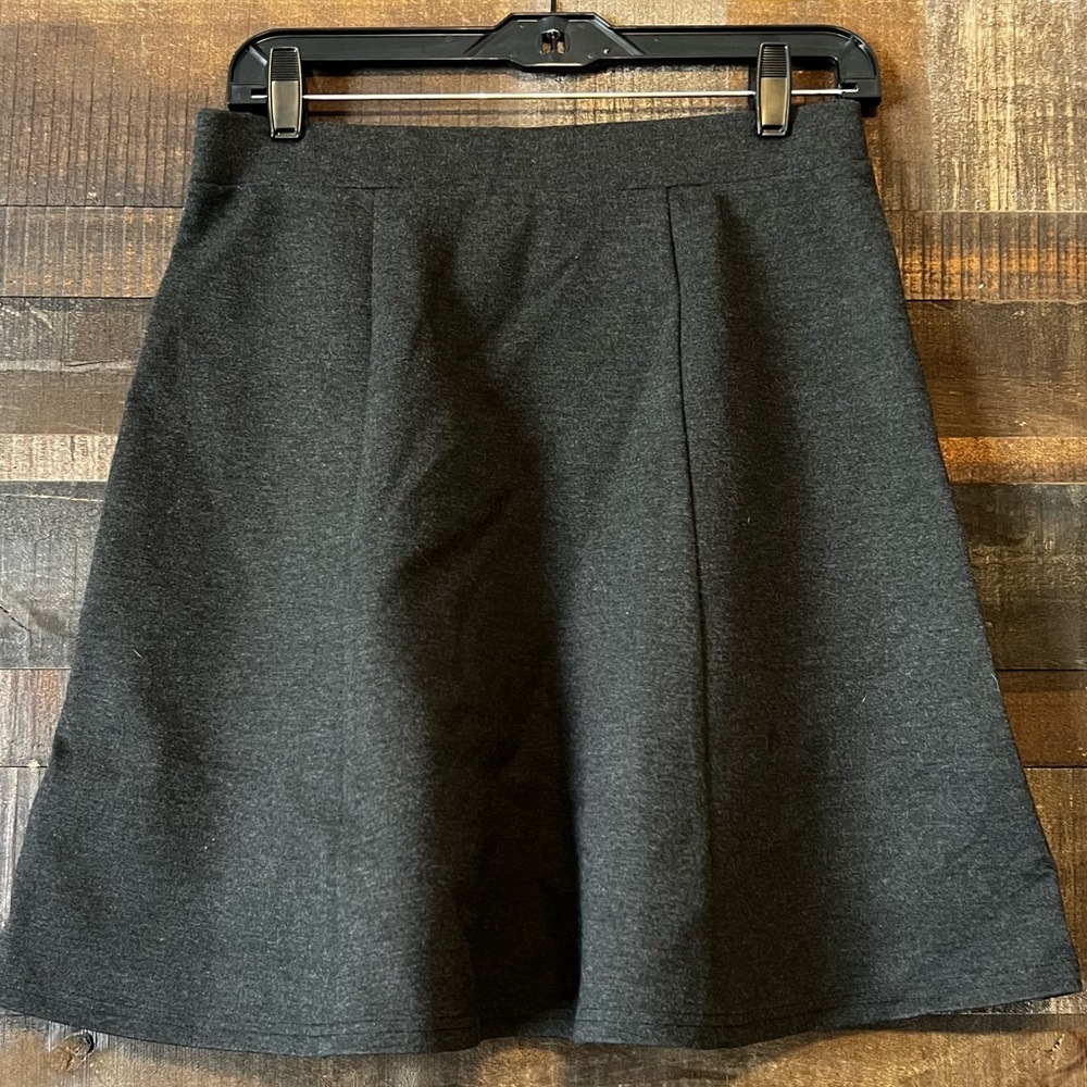 Loft by Ann Taylor A-Line Gray Skirt